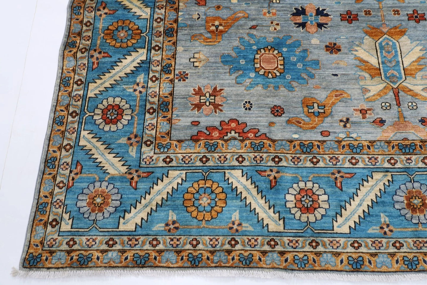 251 x 306 cm | Aryana Afghan Tribal Hand Knotted Carpet
