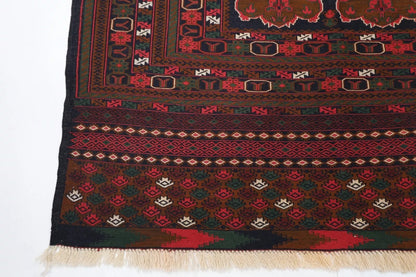 118 x 190 cm | Flat Weave Afghan Tribal Hand Knotted Veg Dye Wool carpet
