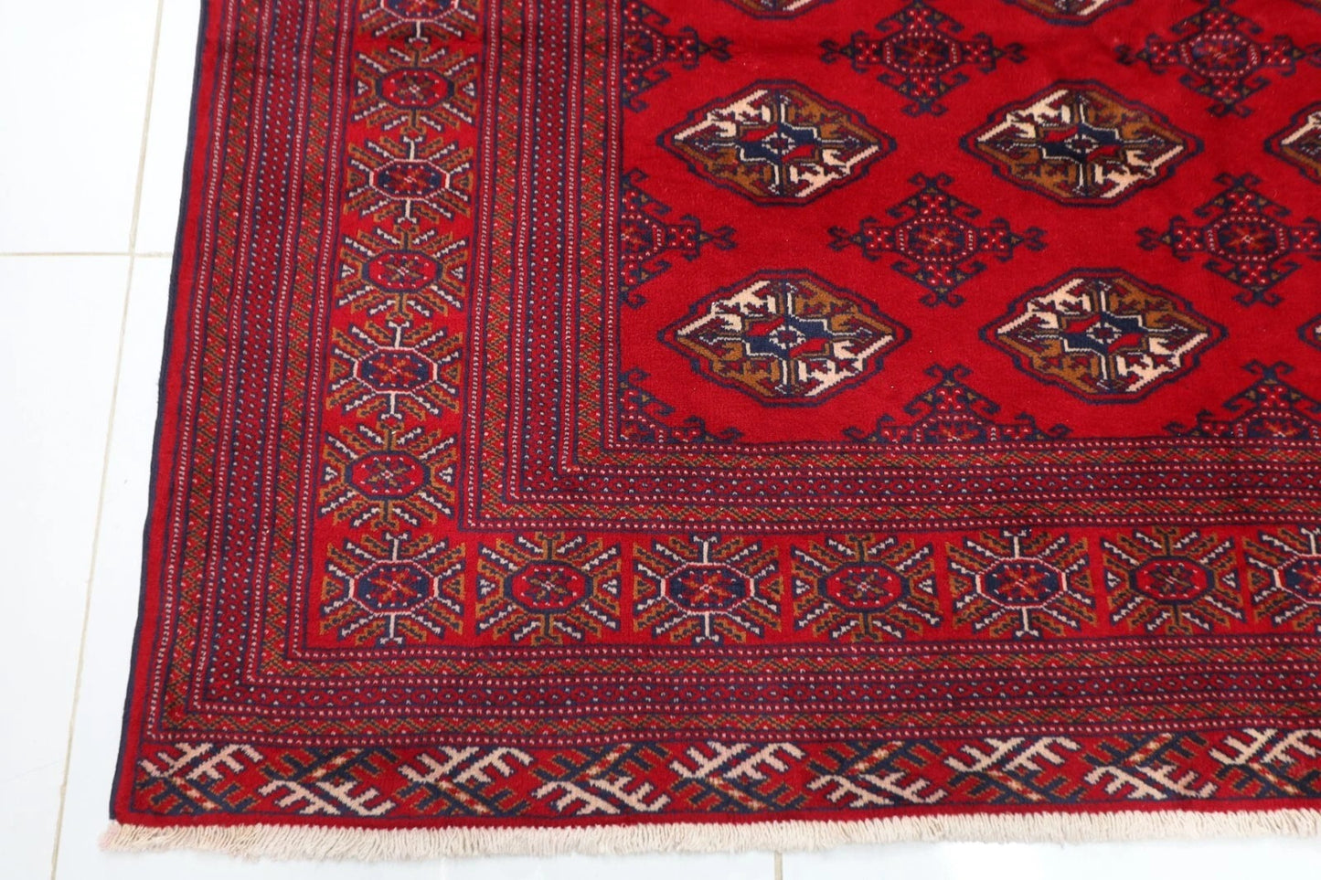 208 x 296 cm | Bokhara Tribal Hand Knotted Carpet