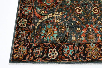 198 x 297 cm | Sickle leaf Afghan Tribal Hand Knotted Carpet