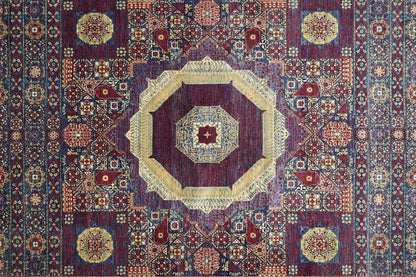 368 x 528 cm | Mamluk Afghan Tribal Hand Knotted Carpet