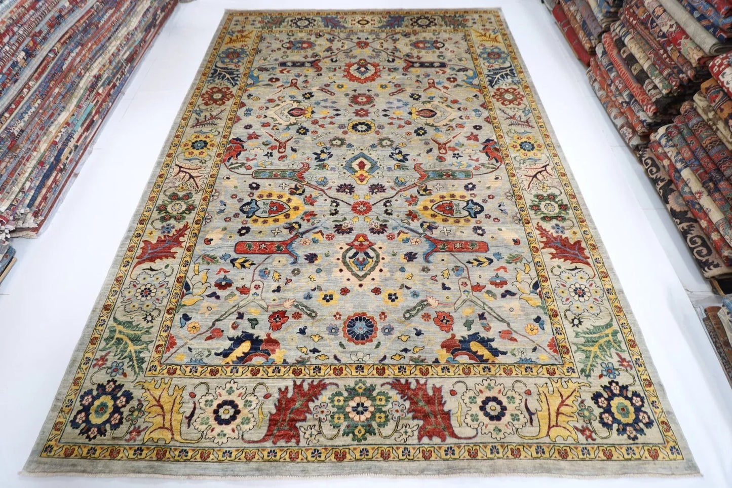 304 x 420 cm | Bidjar Afghan Tribal Hand Knotted Carpet