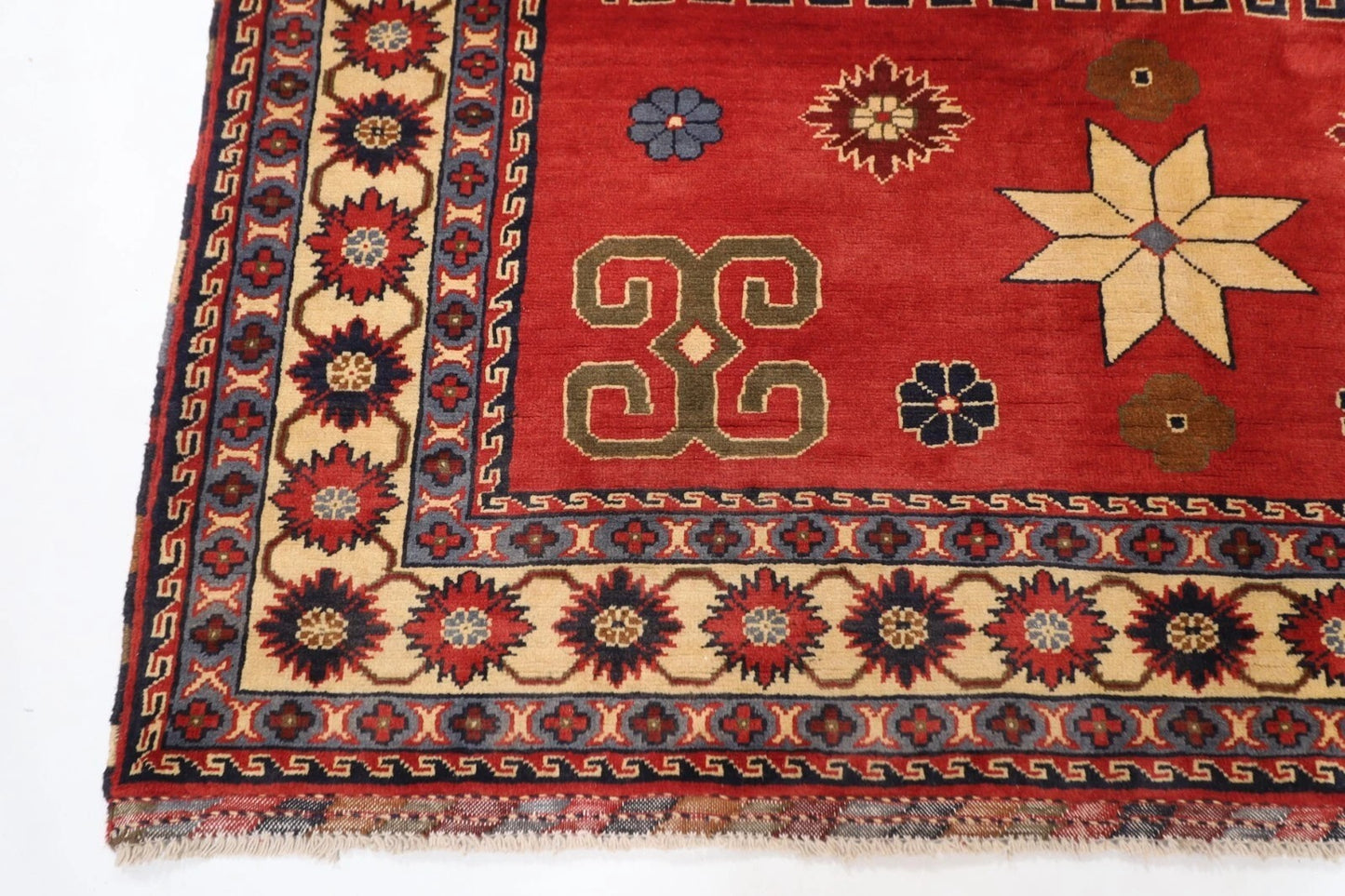 171 x 244 cm | Maranoce Afghan Tribal Hand Knotted Veg Dye Wool Carpet