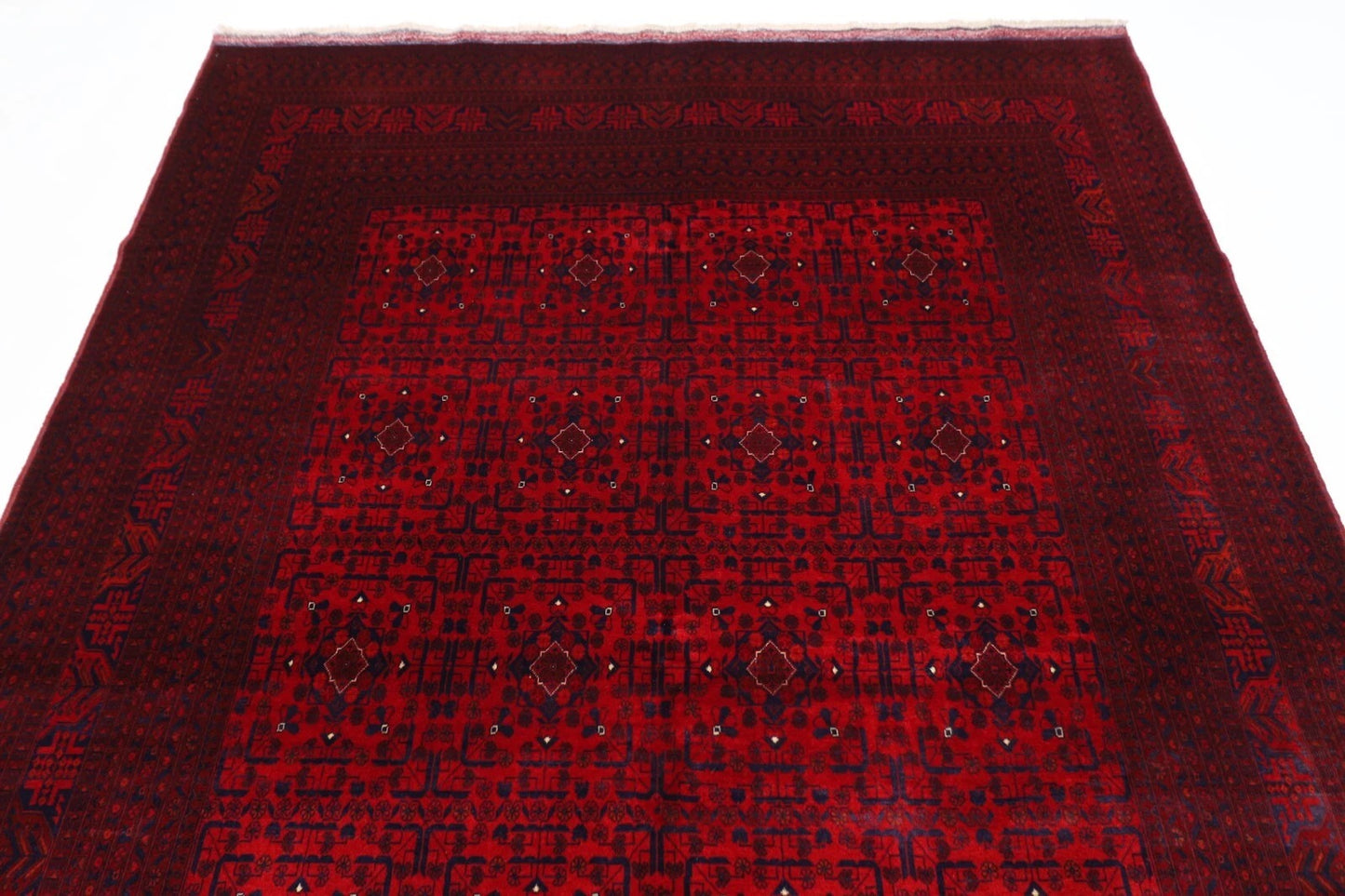 200 x 290 cm | Belgic Afghan Tribal Hand Knotted Carpet