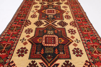 90 x 273 cm | Maranoce Afghan Tribal Hand Knotted Wool Runner