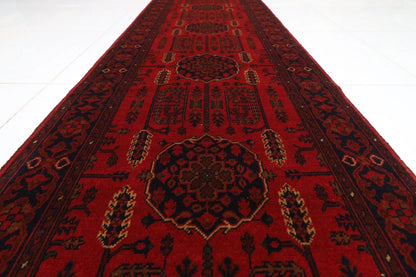 82 x 491 cm | Khal Mohammadi Afghan Tribal Hand Knotted Wool Runner