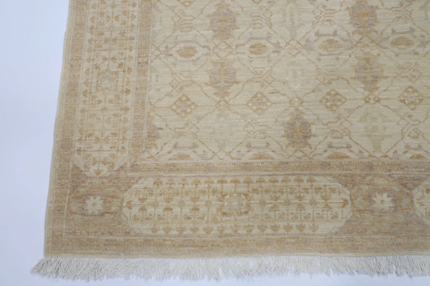 156 x 209 cm | Fine Afghan Tribal Hand Knotted Veg Dye Wool Carpet Low Pile