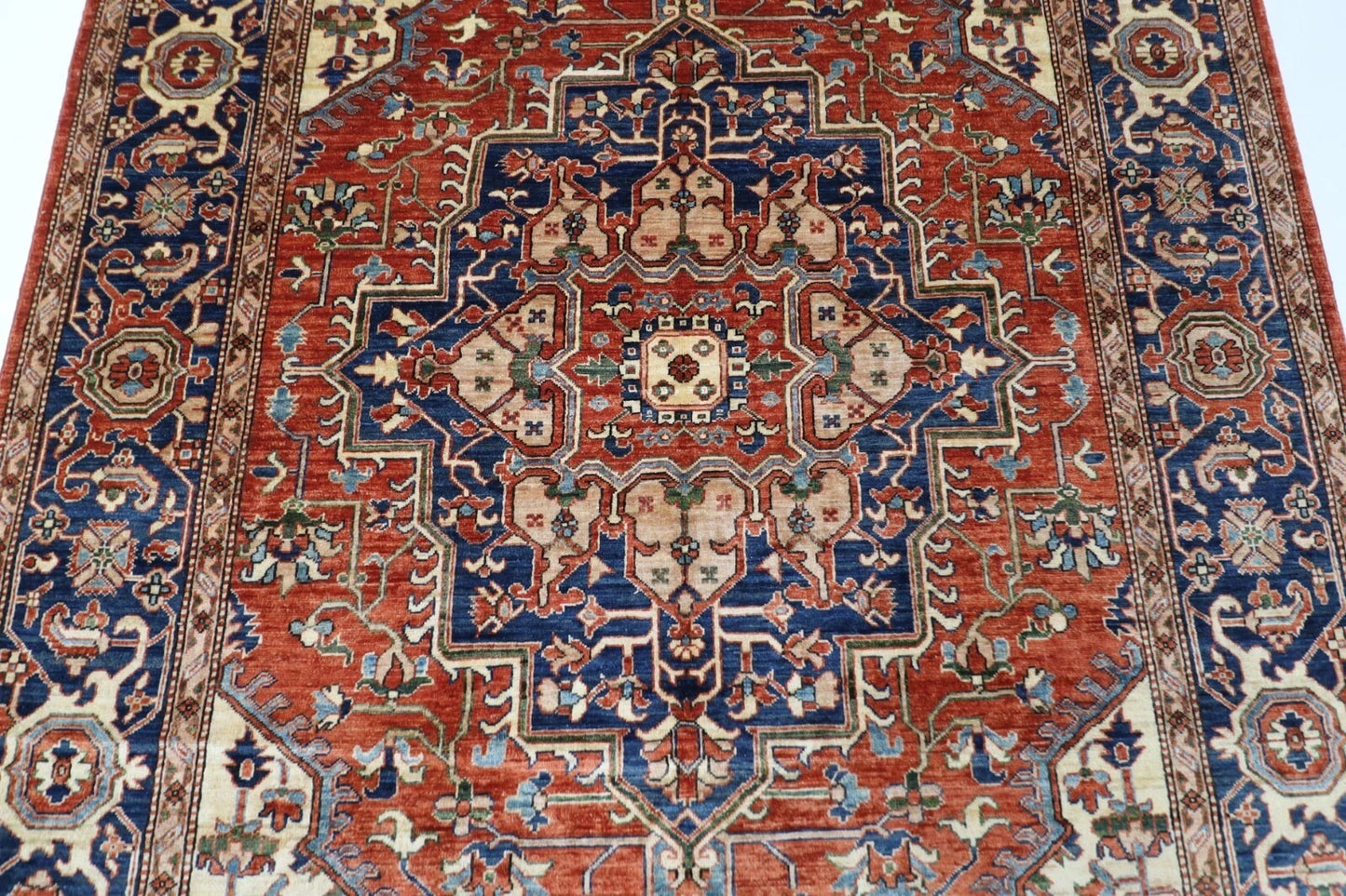 200 x 299 cm | Serapi Afghan Tribal Hand Knotted Carpet