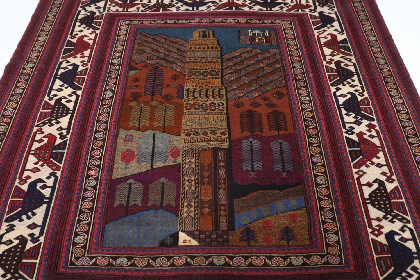 207 x 268 cm | Carpet Kilim Afghan Tribal Hand Knotted Carpet
