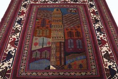 207 x 268 cm | Carpet Kilim Afghan Tribal Hand Knotted Carpet