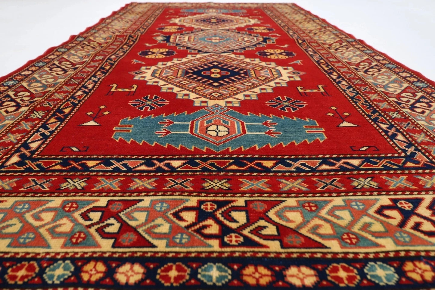 116 x 200 cm | Shirvan Afghan Tribal Hand Knotted Veg Dye Wool carpet