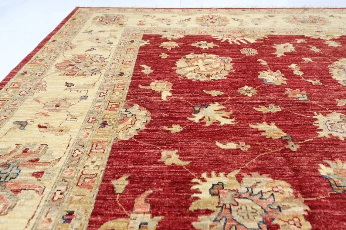 273 x 377 cm | Chobi Afghan Tribal Hand Knotted Carpet