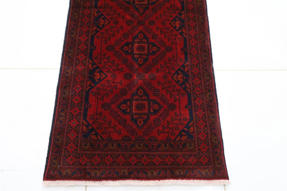 80 x 200 cm | Khal Mohammadi Afghan Tribal Hand Knotted Wool Runner