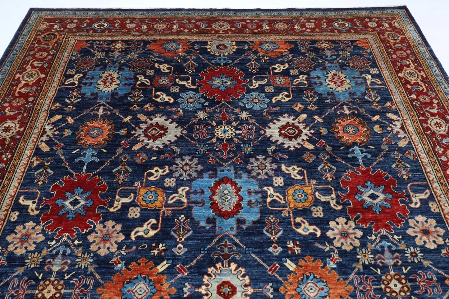 243 x 289 cm | Aryana Afghan Tribal Hand Knotted Carpet