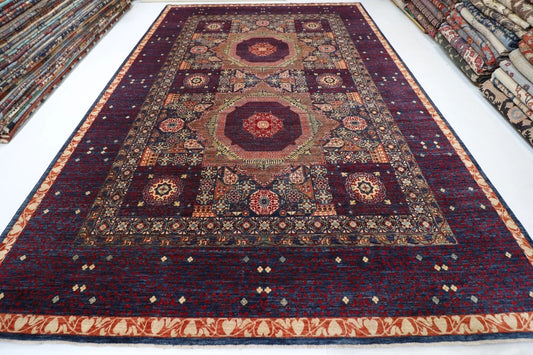 308 x 451 cm | Mamluk Afghan Tribal Hand Knotted Carpet