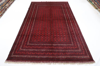 198 x 295 cm | Mori Bokhara Afghan Tribal Hand Knotted Carpet