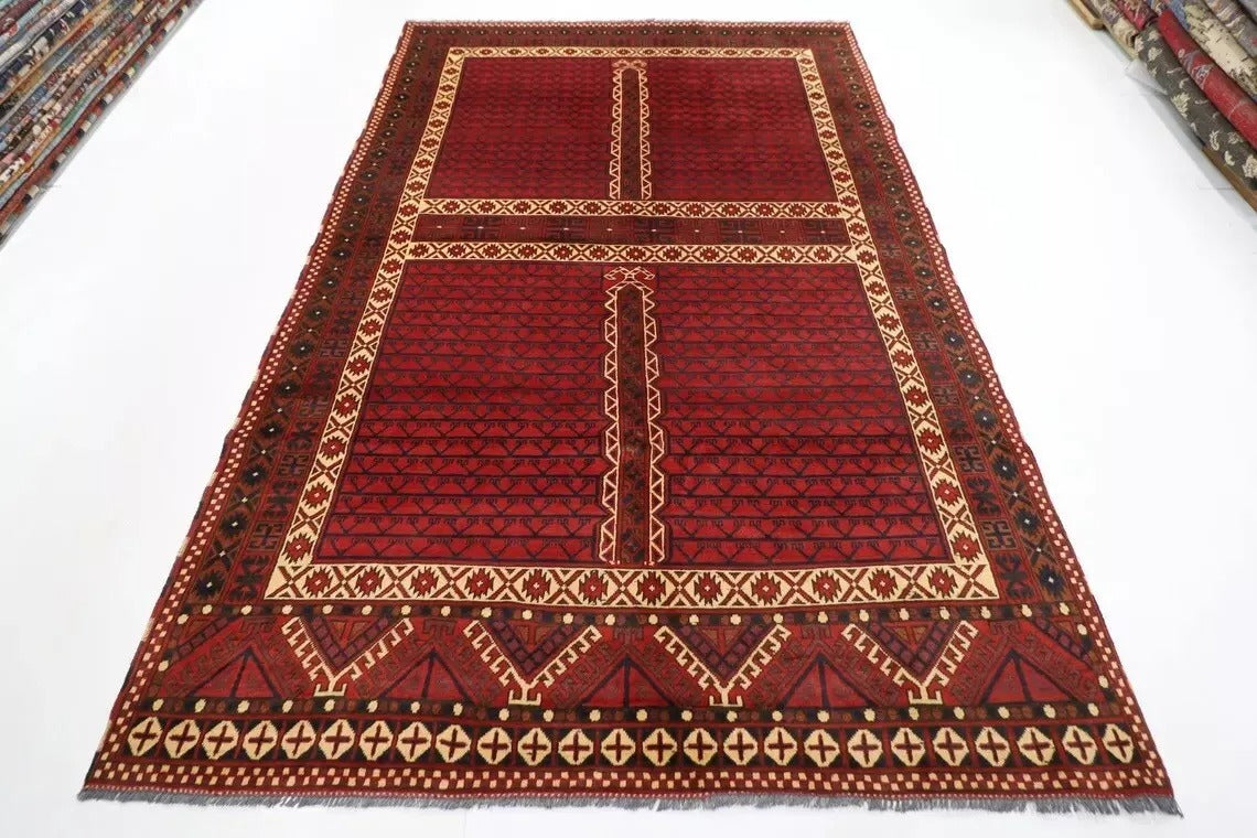 199 x 299 cm | Maranoce Afghan Tribal Hand Knotted Carpet