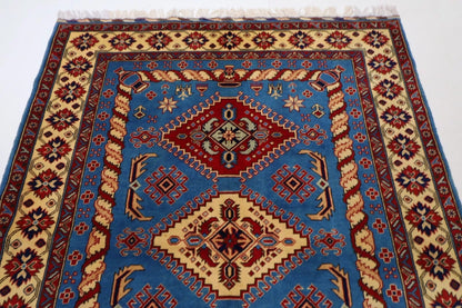 155 x 210 cm | Maranoce Afghan Tribal Hand Knotted Veg Dye Wool Carpet