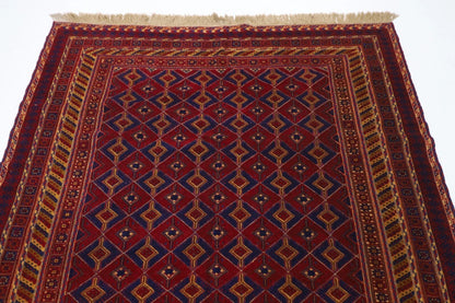 172 x 215 cm | Vintage Kilim Afghan Tribal Hand Knotted Veg Dye Wool Carpet