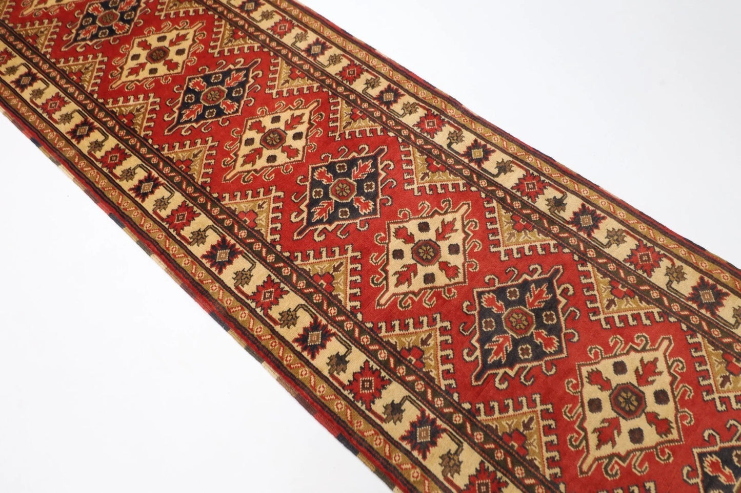 83 x 316 cm | Maranoce Afghan Tribal Hand Knotted Wool Runner