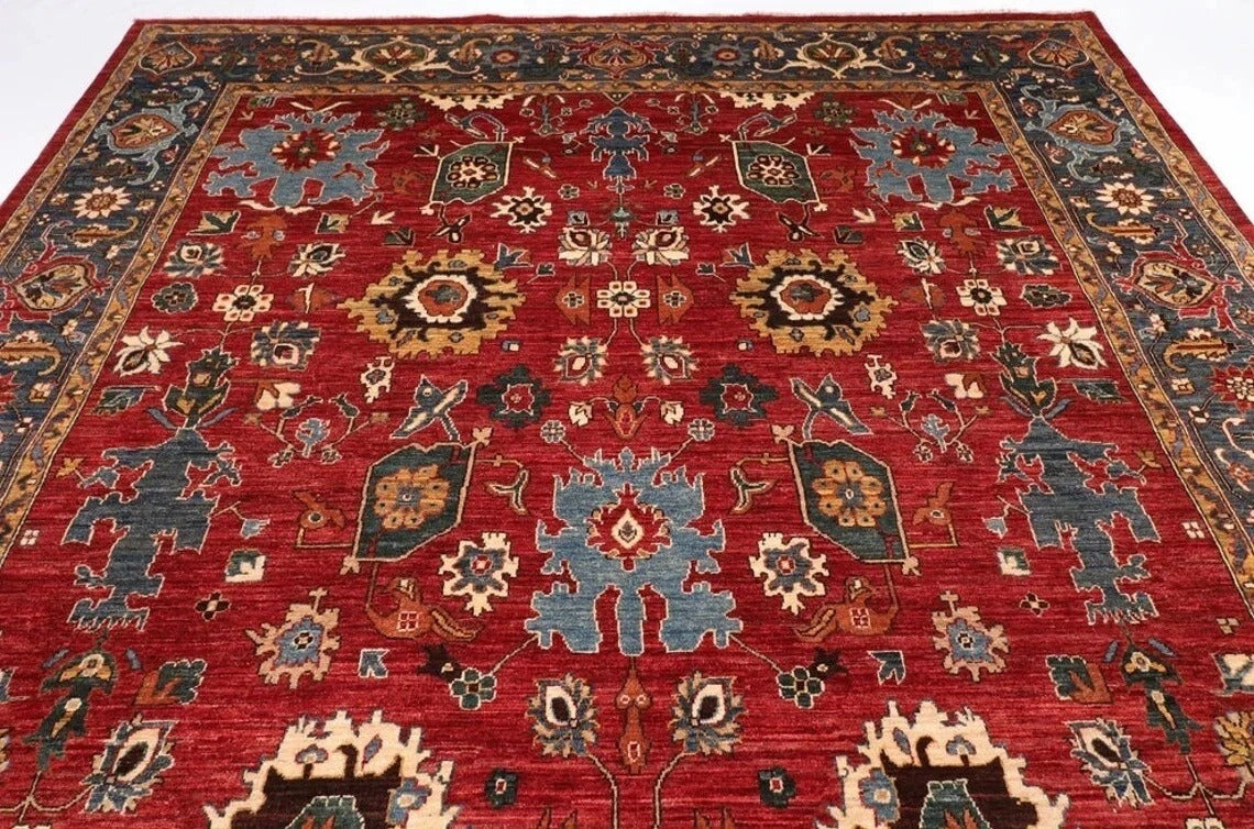 278 x 364 cm | Aryana Afghan Tribal Hand Knotted Carpet