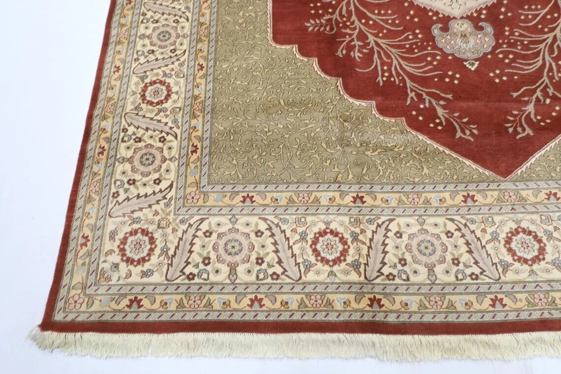 274 x 370 cm | Fine Heriz Tribal Hand Knotted Carpet