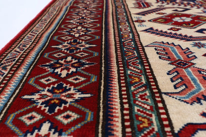 132 x 183 cm | Shirvan Afghan Tribal Hand Knotted Veg Dye Wool carpet