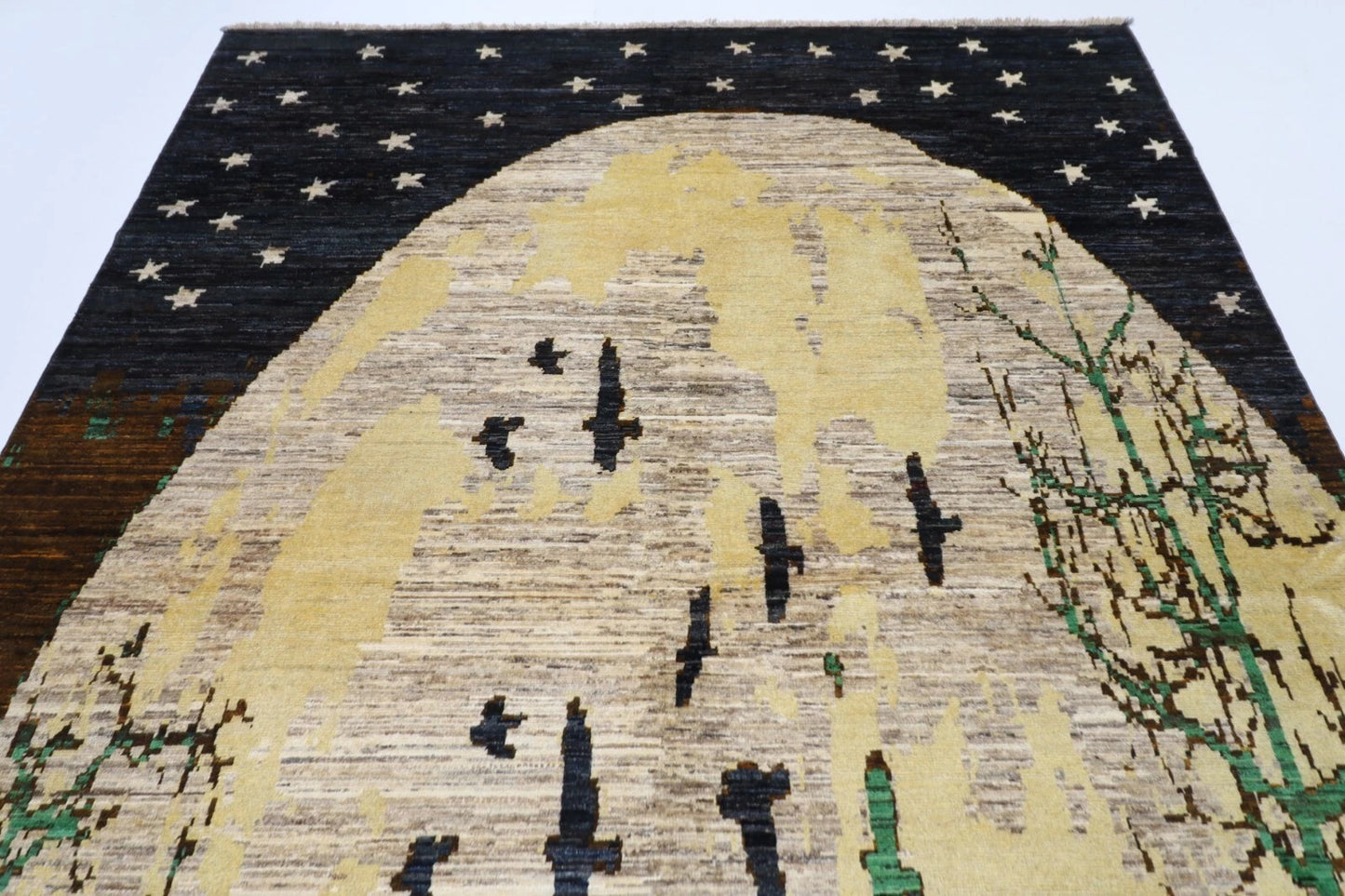 203 x 293 cm | Gabbeh Afghan Tribal Hand Knotted Carpet