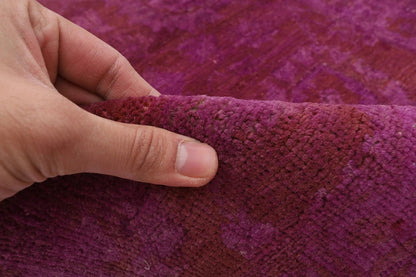 76 x 235 cm | Over Dyed Afghan Tribal Hand Knotted Wool Runner