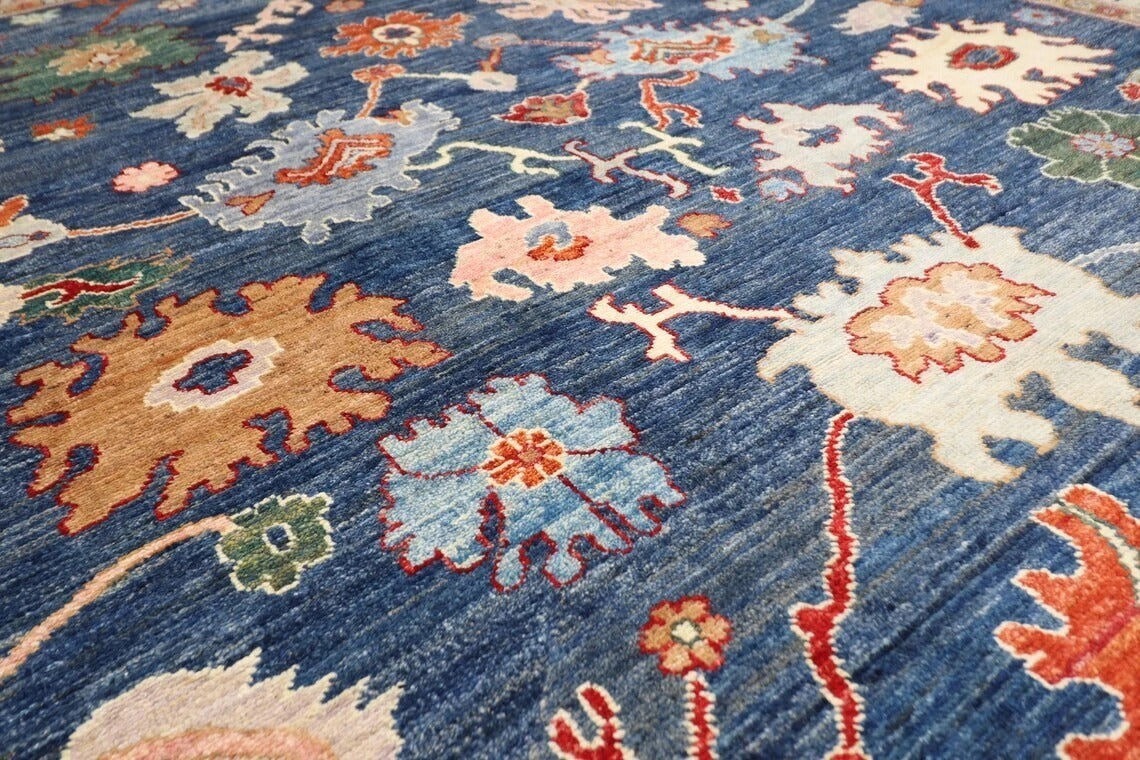 254 x 301 cm | Oushak Afghan Tribal Hand Knotted Carpet