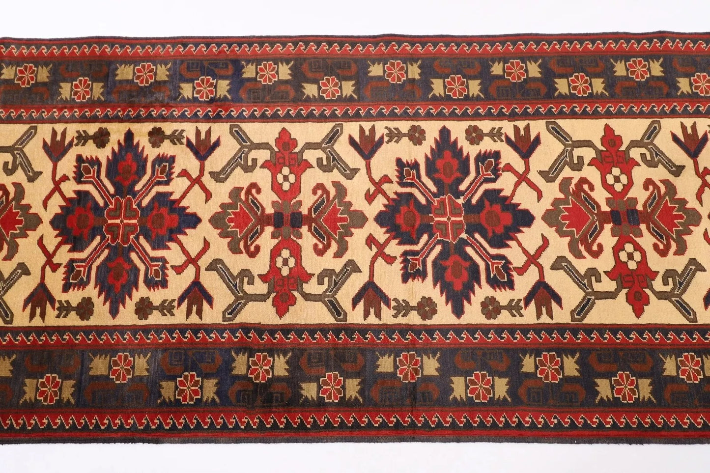 93 x 317 cm | Maranoce Afghan Tribal Hand Knotted Wool Runner