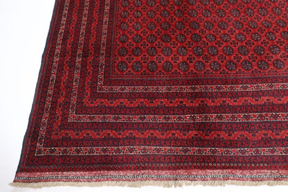 254 x 354 cm | Mori Bokhara Afghan Tribal Hand Knotted Carpet