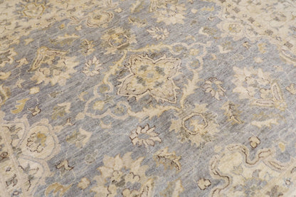 184 x 182 cm | Floral Afghan Tribal Hand Knotted Wool Carpet