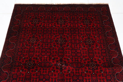 152 x 202 cm | Belgic Tribal Hand Knotted Wool Carpet