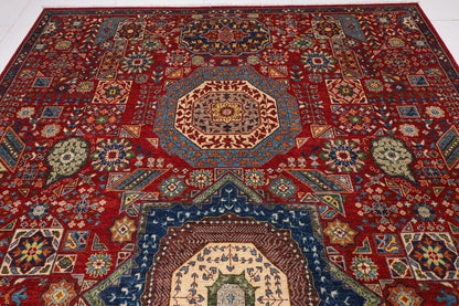 250 x 310 cm | Mamluk Afghan Tribal Hand Knotted Carpet