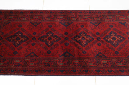 80 x 196 cm | Khal Mohammadi Afghan Tribal Hand Knotted Wool Runner