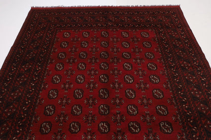 200 x 293 cm | Akja Bokhara Afghan Tribal Hand Knotted Carpet