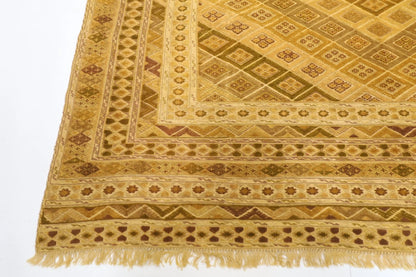 202 x 278 cm | Flat Weaved Carpet Kilim Afghan Tribal Hand Knotted Carpet