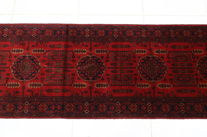 82 x 491 cm | Khal Mohammadi Afghan Tribal Hand Knotted Wool Runner