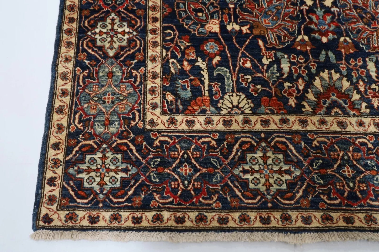 125 x 174 cm | Aryana Afghan Tribal Hand Knotted Veg Dye Wool carpet