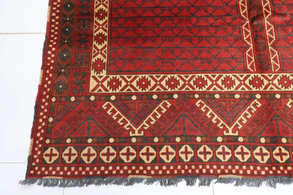 197 x 302 cm | Maranoce Afghan Tribal Hand Knotted Carpet