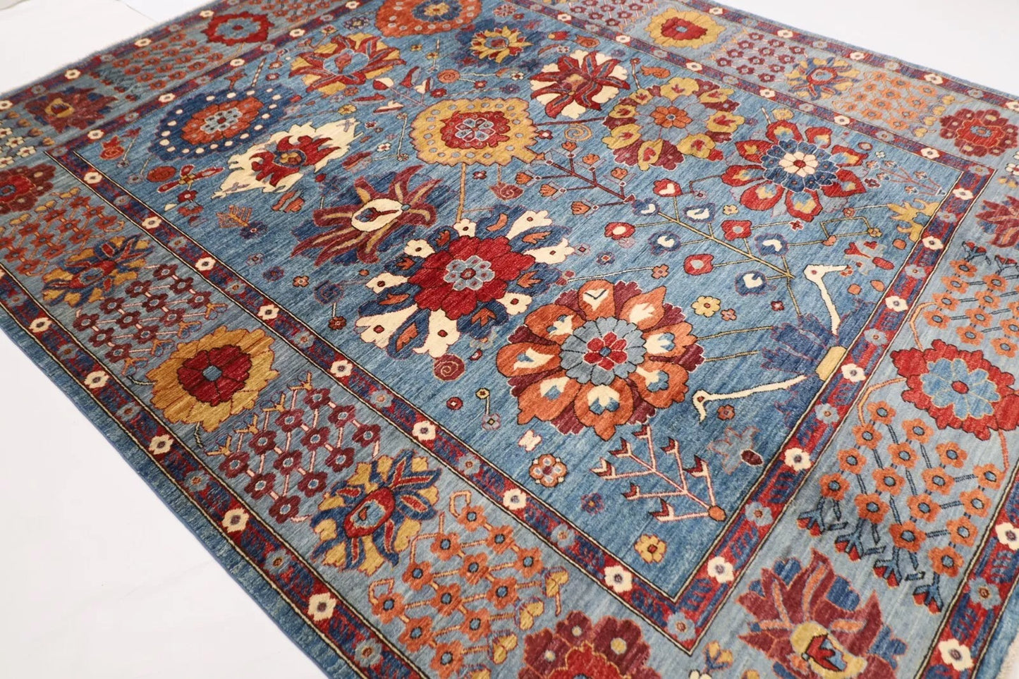 246 x 305 cm | Bidjar Afghan Tribal Hand Knotted Carpet