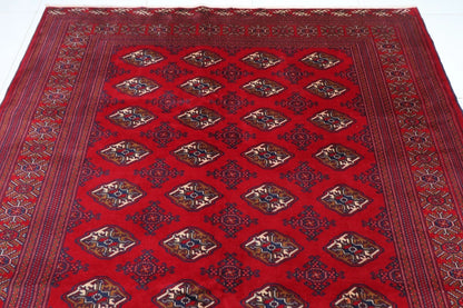 208 x 296 cm | Bokhara Tribal Hand Knotted Carpet