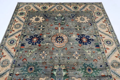 183 x 275 cm |  Bidjar Gray Afghan Tribal Hand Knotted Veg Dye Wool carpet