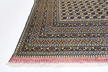 196 x 300 cm | Bokhara Afghan Tribal Hand Knotted Carpet