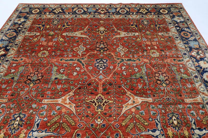 271 x 363 cm | gorgeous orange fine bidjar Area Rug Afghan Hand Knotted Carpet