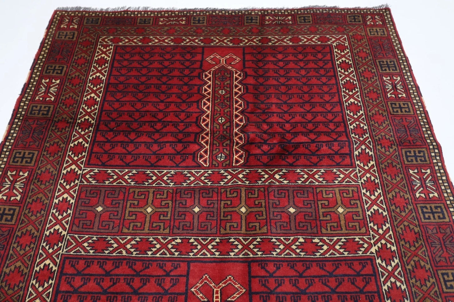 172 x 244 cm | Maranoce Afghan Tribal Hand Knotted Veg Dye Wool Carpet
