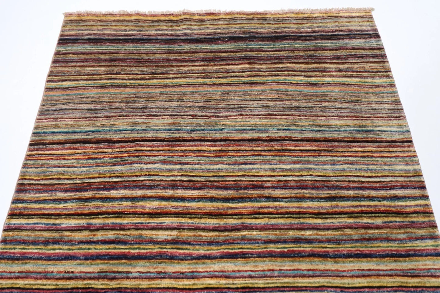 142 x 195 cm | Gabbeh Afghan Tribal Hand Knotted Veg Dye Wool carpet