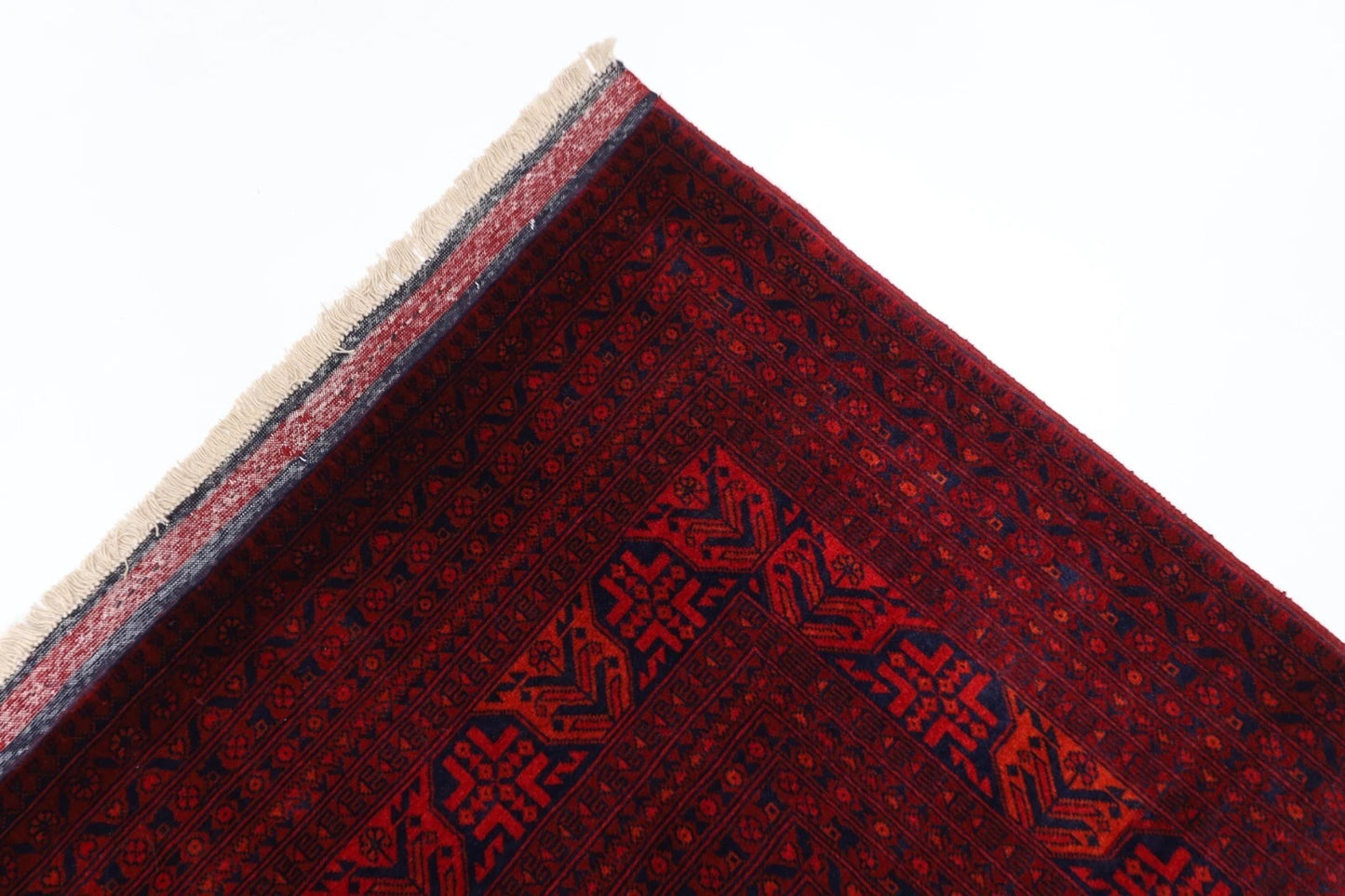200 x 290 cm | Belgic Afghan Tribal Hand Knotted Carpet