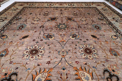 370 x 453 cm | Aryana Afghan Tribal Hand Knotted Carpet
